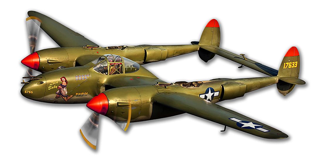 P-38 Lightning 18x9