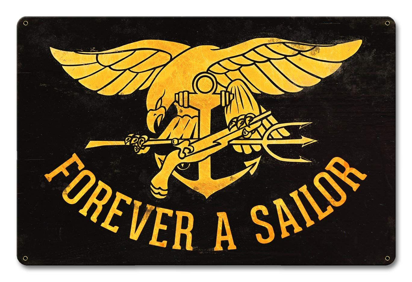 Forever A Sailor 18 x 12