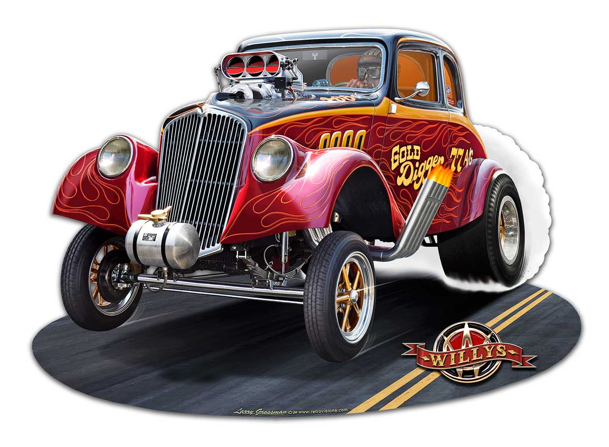 1933 Willys Gasser 5 X 16