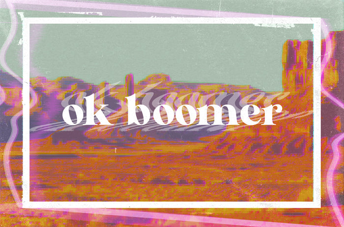 Ok Boomer 18 x 12