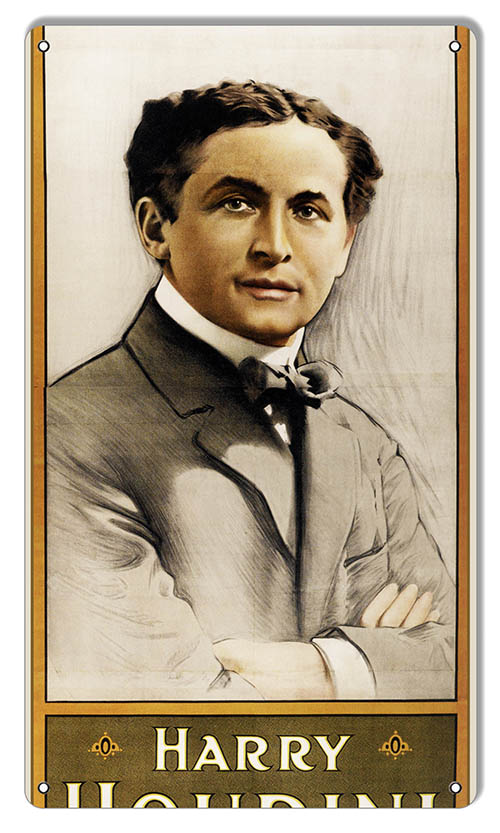 Harry Houdini Magician 8×14