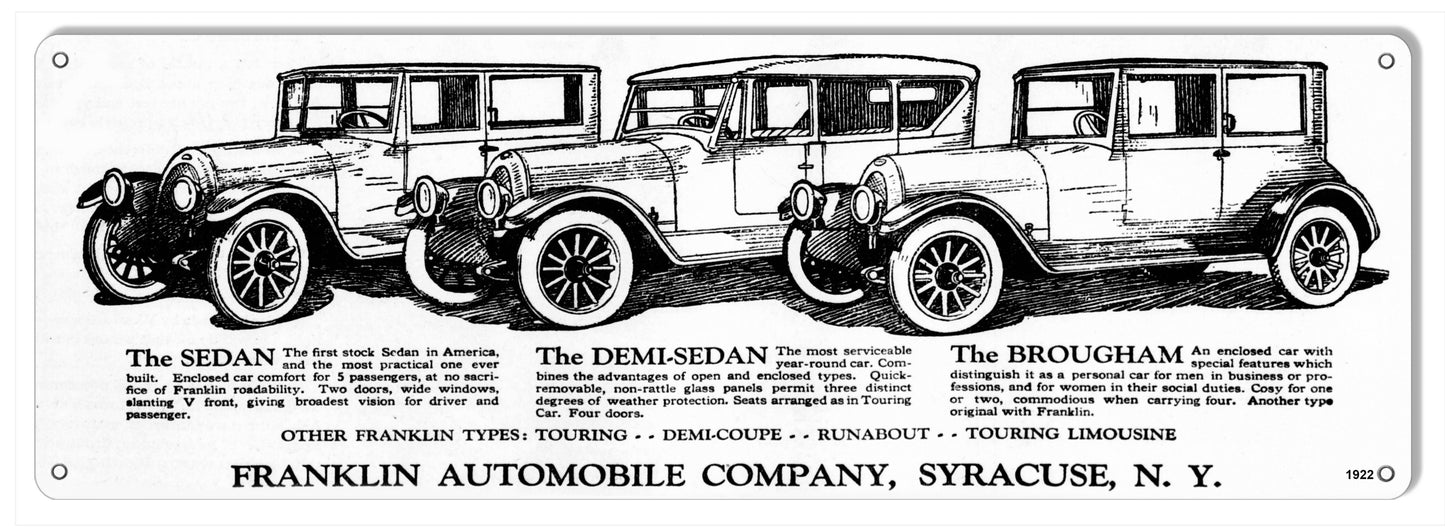 Franklin Sedan Classic Cars 6×18