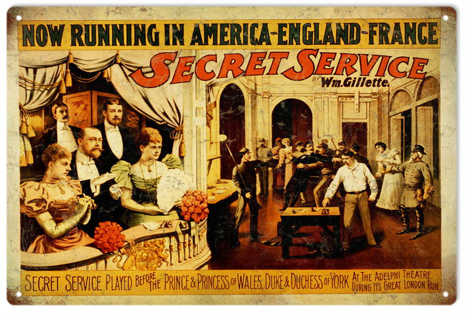Theatre Now Playing Secret Service 12x18