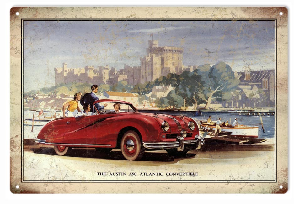 The Austin A90 Convertible 12x18