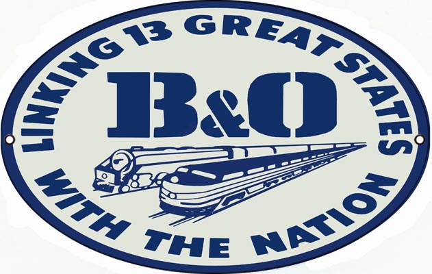 B&O Railroad 9×14