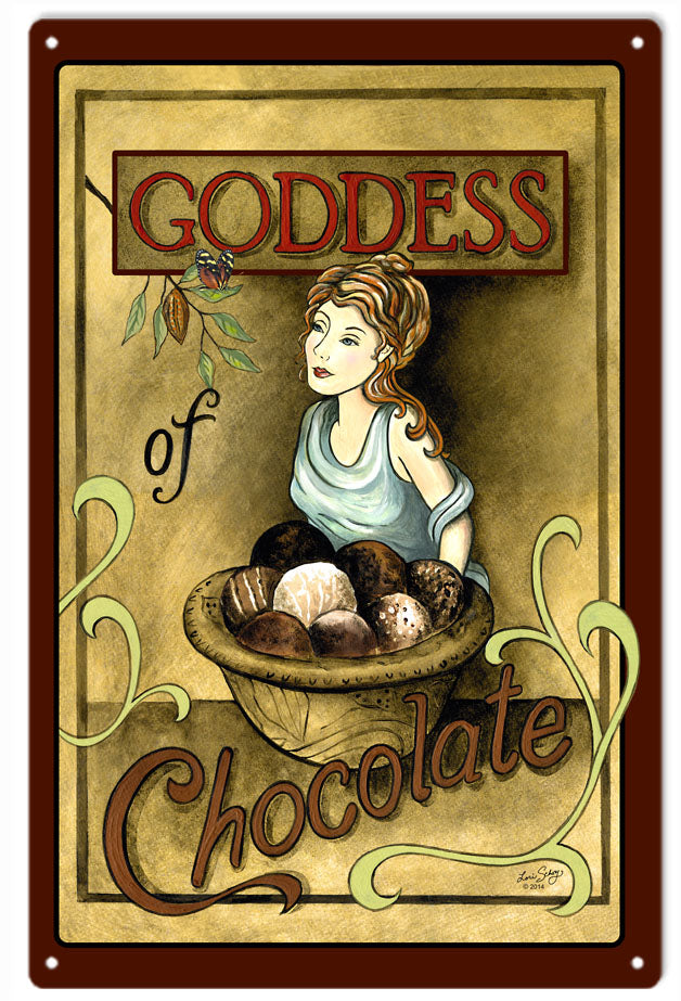 Goddess of Chocolate 12x18