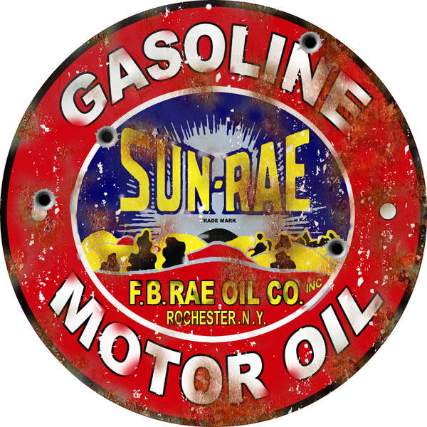 Sun-Rae Gas and Motor Oil Station 14 x 14