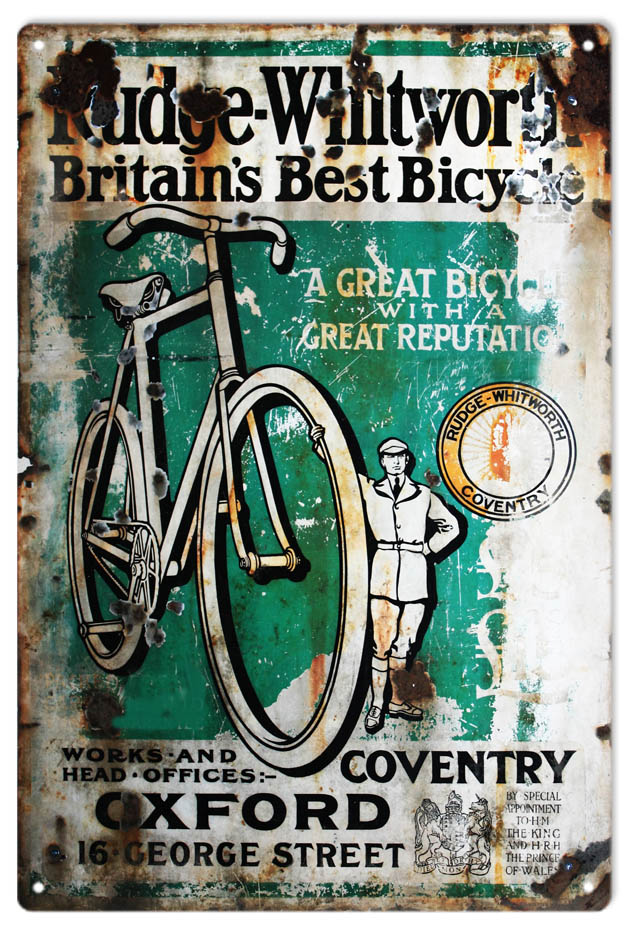 Rudge-Whitworth Coventry Bicycle British 12x18