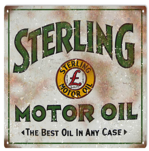 Sterling Motor Oil 12×12