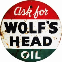 Wolfs Head 18 x 18