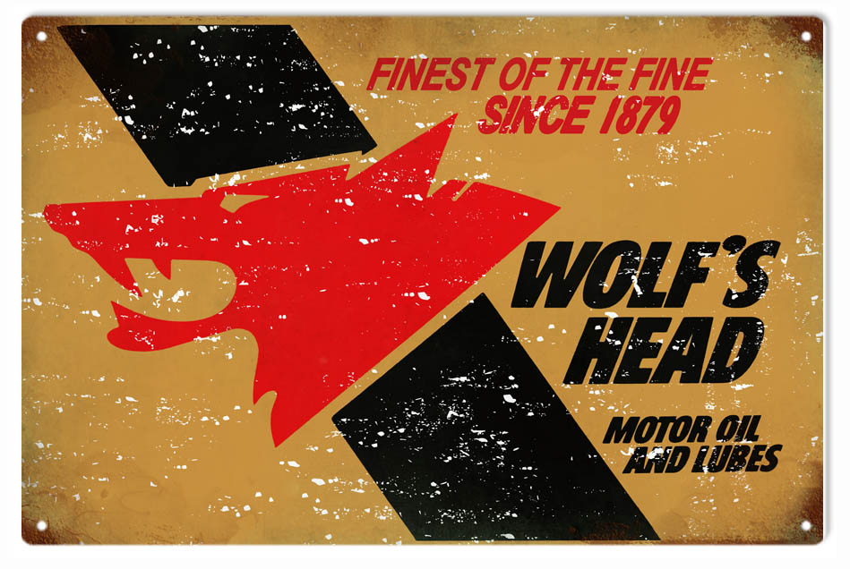 Wolfs Head Motor Oil And Lubes 12x18