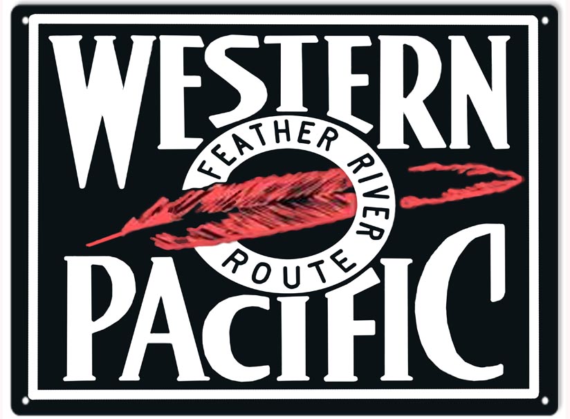 Western Pacific Railways Railroad 9×12