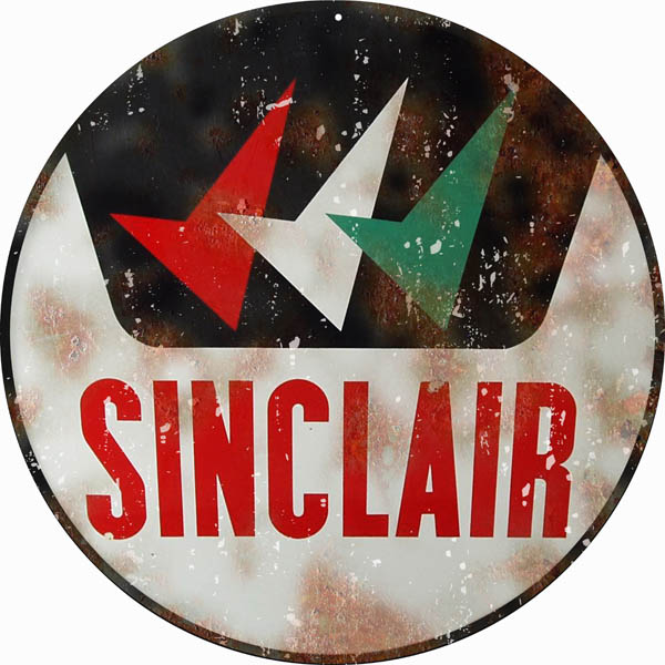 Sinclair Vintage Style Metal Sign 14 x 14