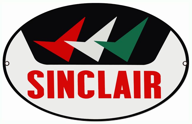 Sinclair Gasoline Vintage Style Metal Sign 9 × 14