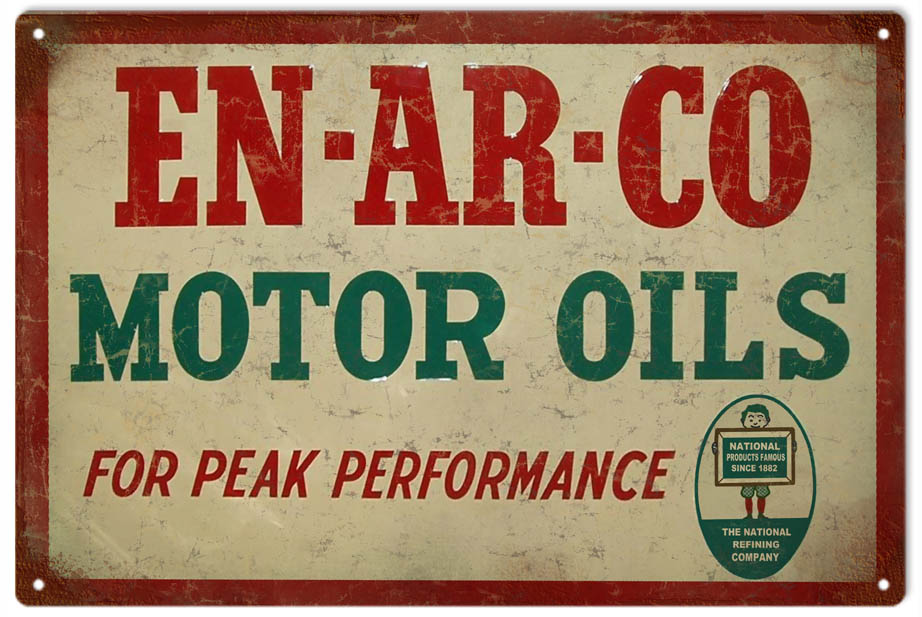 EN AR CO Motor Oil 12×18
