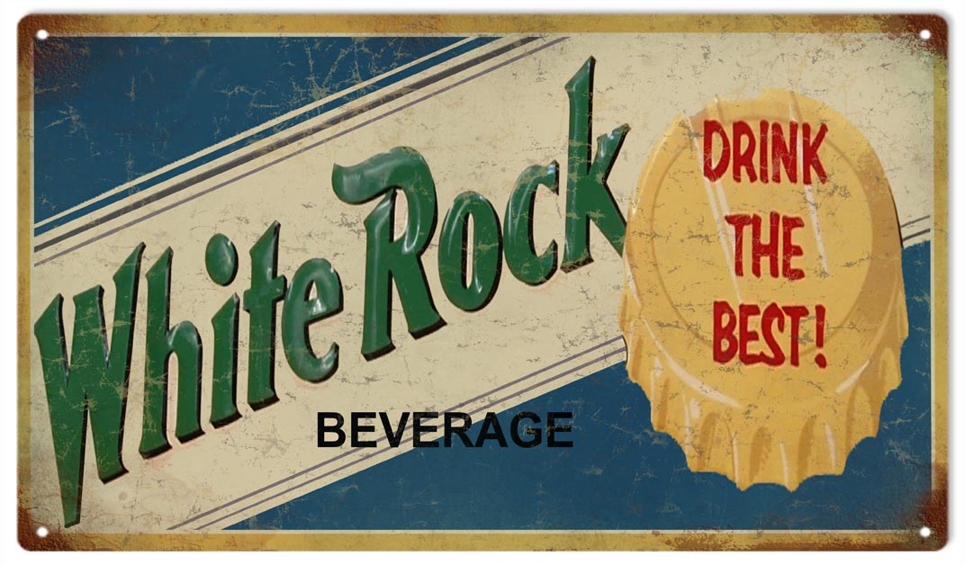 White Rock Drink 12×18