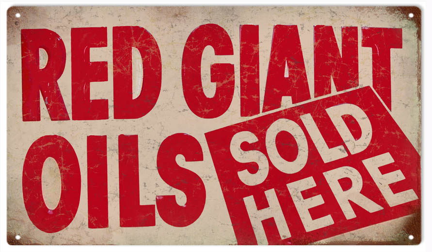 Red Giant Motor Oils 8×14