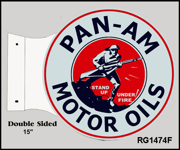 Pan Am Motor Oil Flange 15x17.5