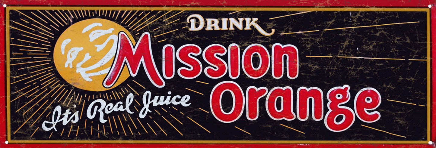 Mission Orange Drink 6×18