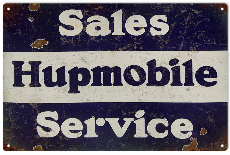 Hupmobile Service Gas Station 12×18