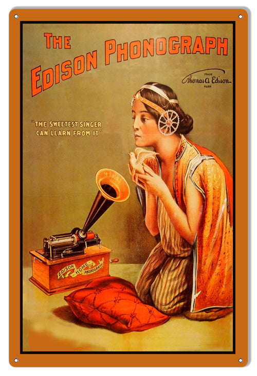 The Edison Phonograph 12×18