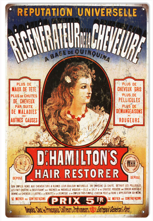 D Hamilton’s Hair Restorer 12×18