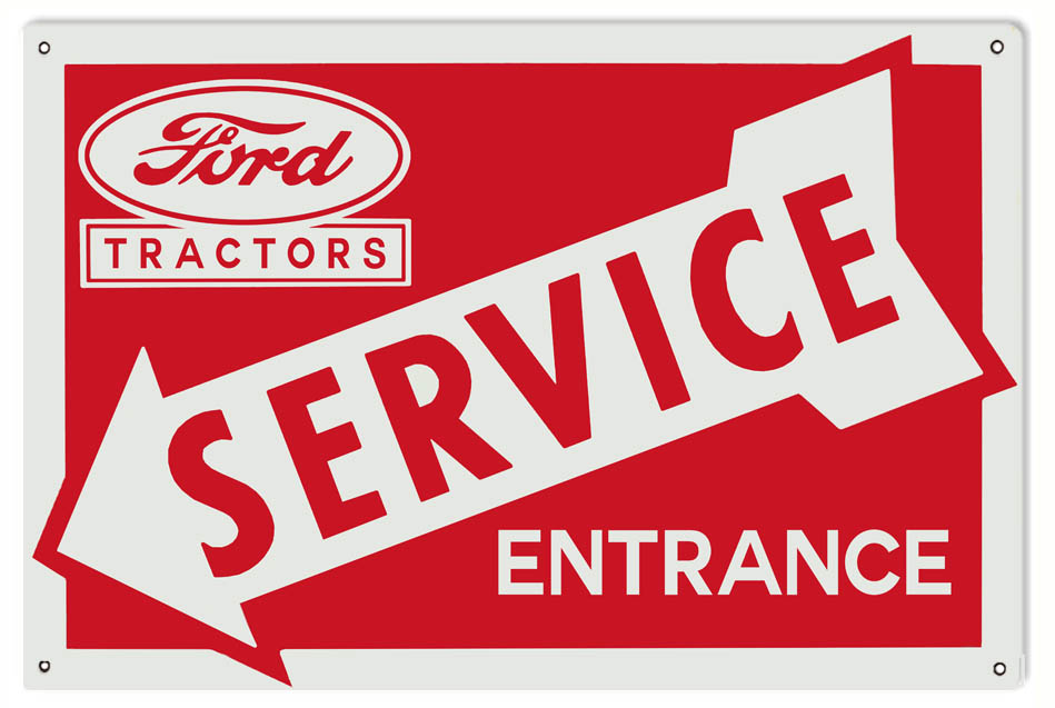 Ford Tractors Service Entrance Country 12×18