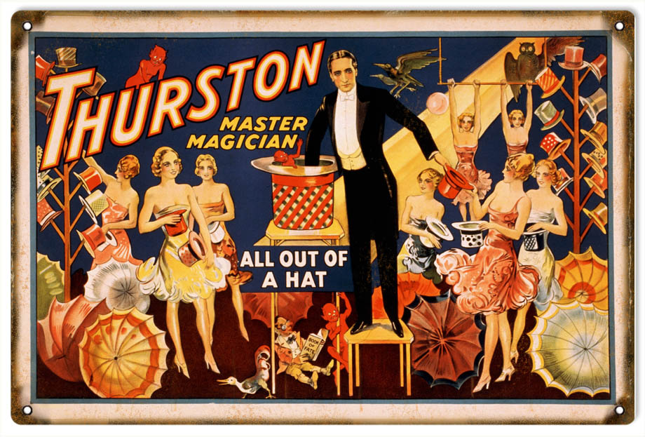 Thurston Magician Circus 12x18
