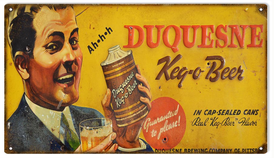 Duquesne Keg O Beer 8×14
