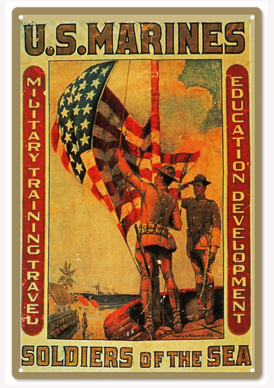 US Marines Training 12x18