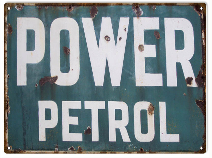 Power Petrol Motor Oil 9×12