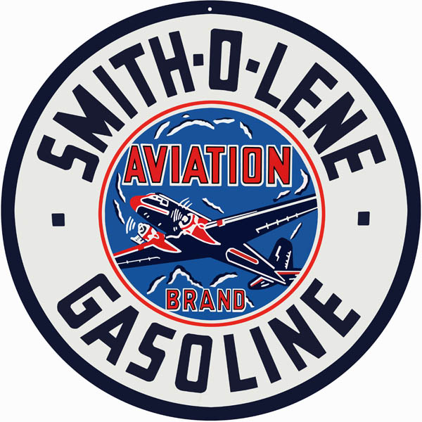 Smith O Lene Gasoline Vintage Style Metal Sign 14 x 14