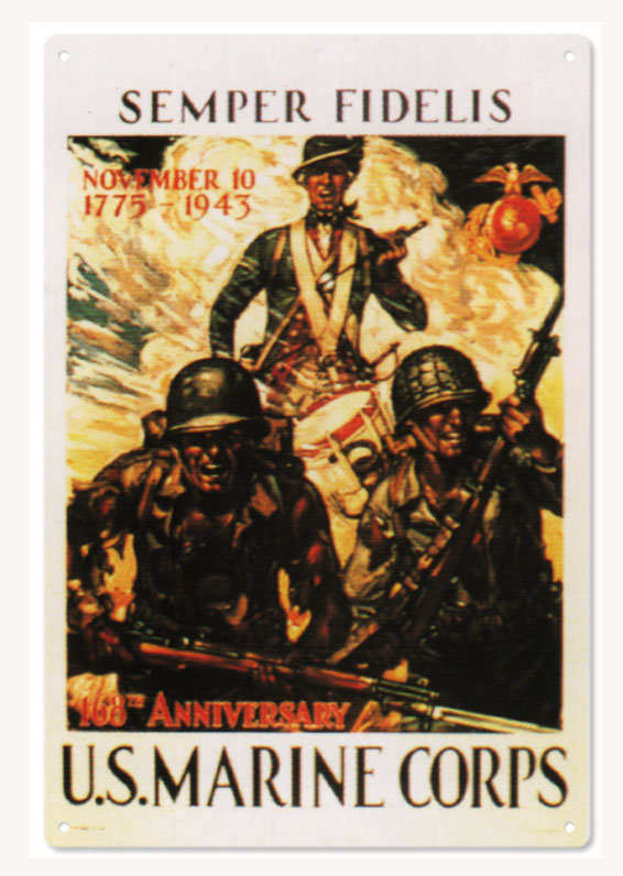 US Marines Corps 168th Anniversary 12x18