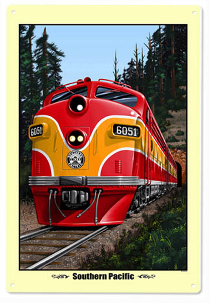 Southern Pacific Locomotive 12x18