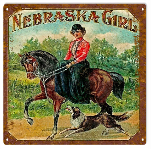 Nebraska Girl look Cigar 12x12
