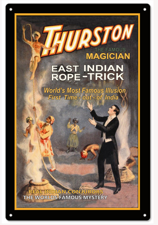 Thurston Rope Trick Circus 12x18
