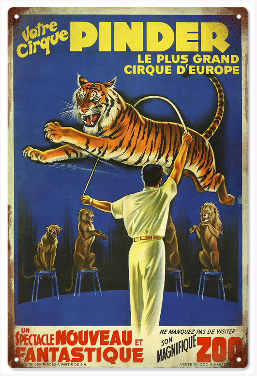Pinder Grand Circus Of Europe 12x18