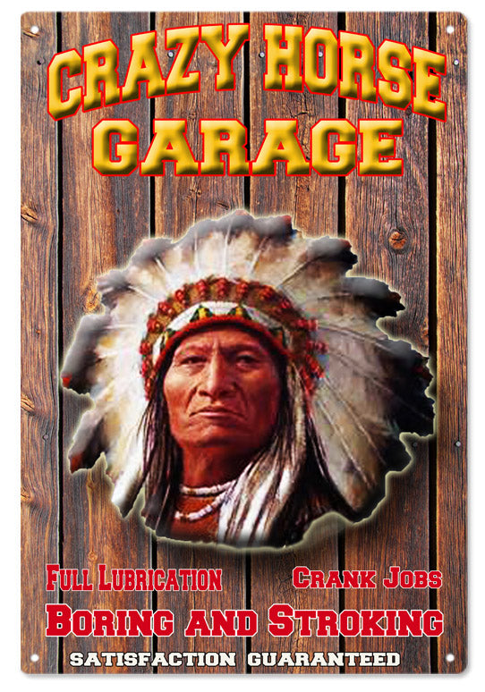 Crazy Horse Indian 12x18