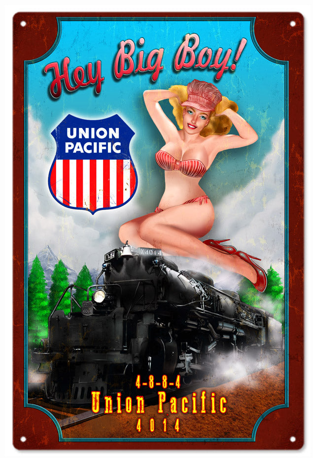 Union Pacific Hey Big Boy 12x18