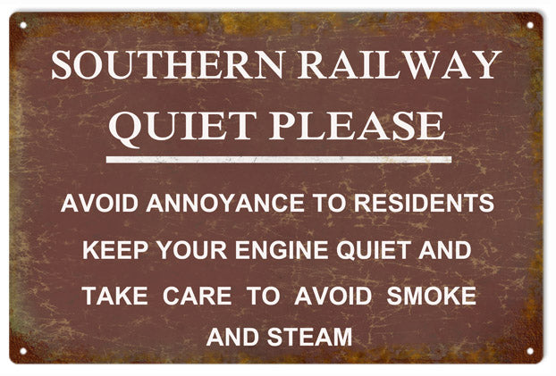 Southern Railway Quite Please Railroad 12x18