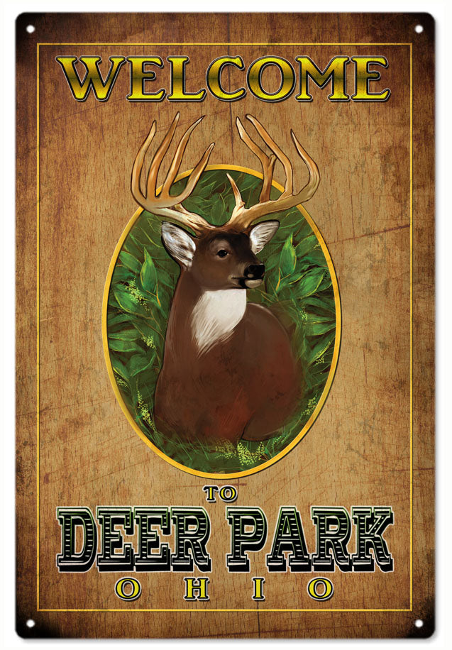 Deer Park Ohio Fishermans Sportsman 12x18