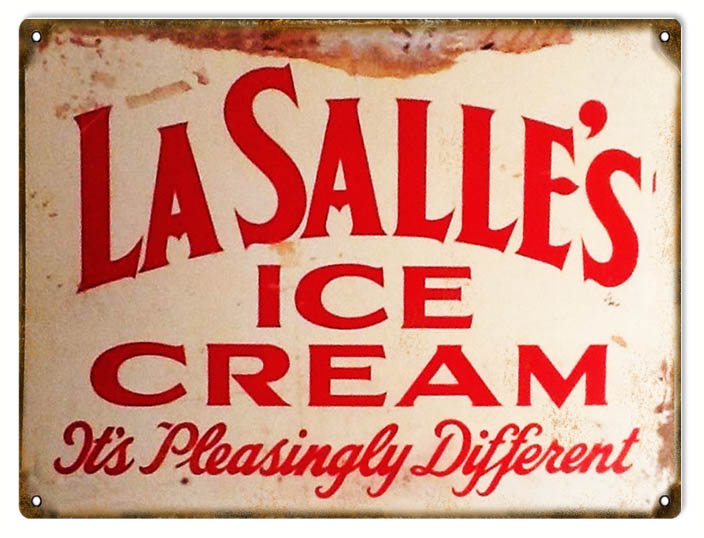 LaSalles Ice Cream Its Pleasingly Different 9x12