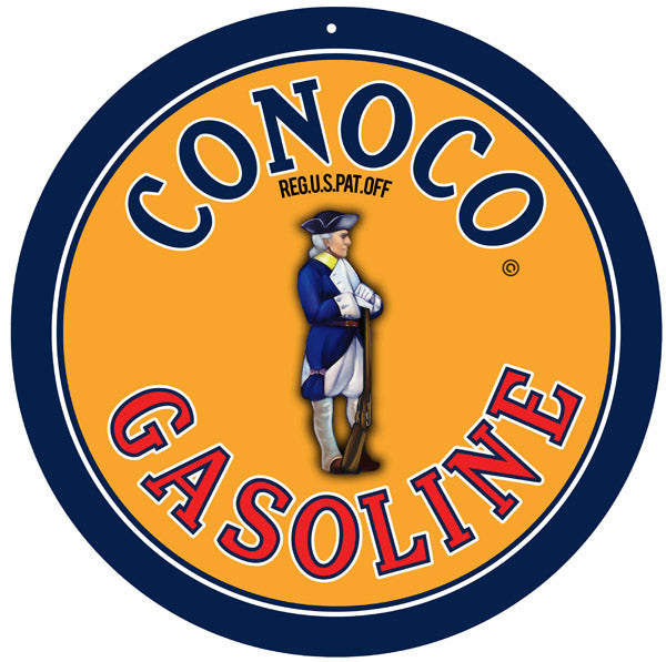 Conoco Gasoline Gas Station 14x14