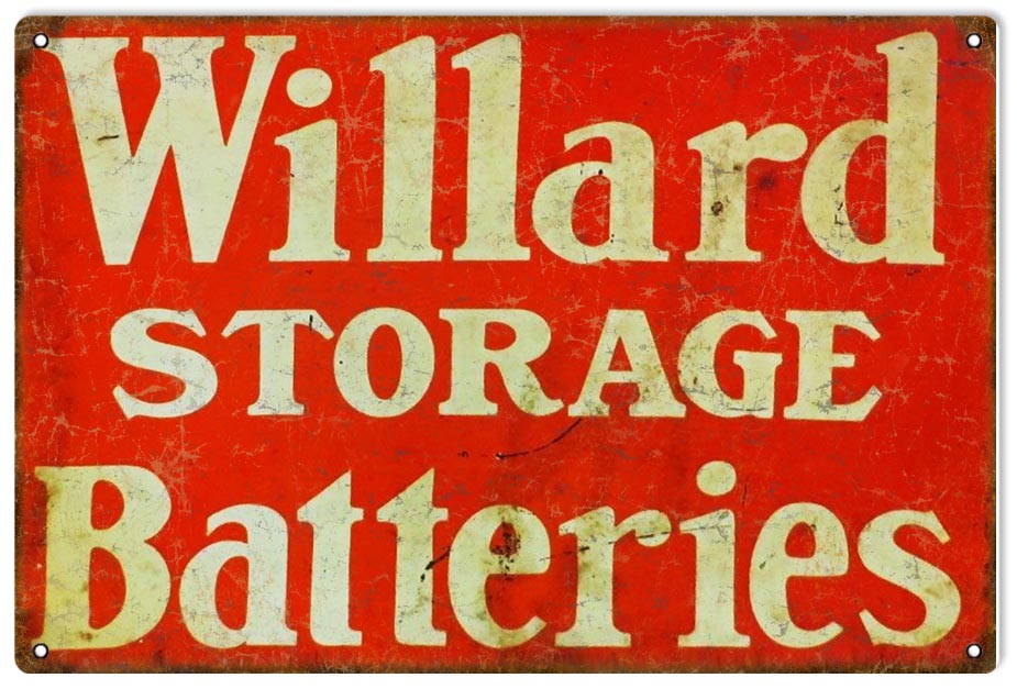 Willard Storage Batteries 12x18