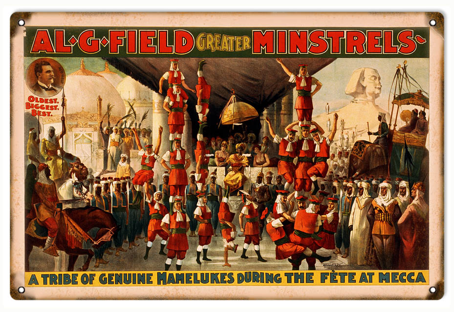 AL-G- FIELD Minstrels 12×18