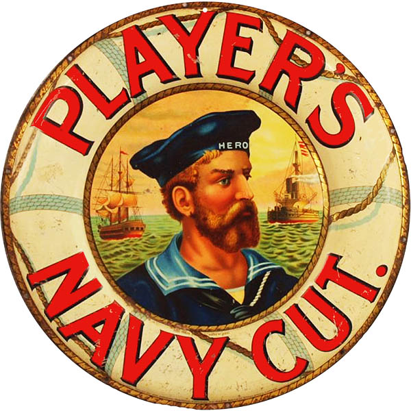 Players Navy Cut Tobacco 14 x 14