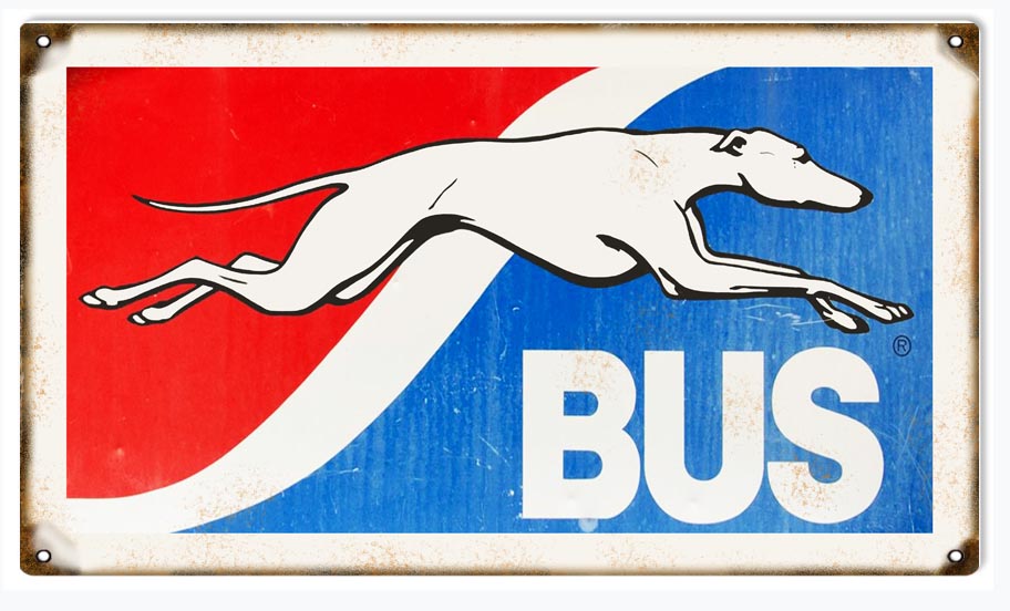 Greyhound Bus 8×14
