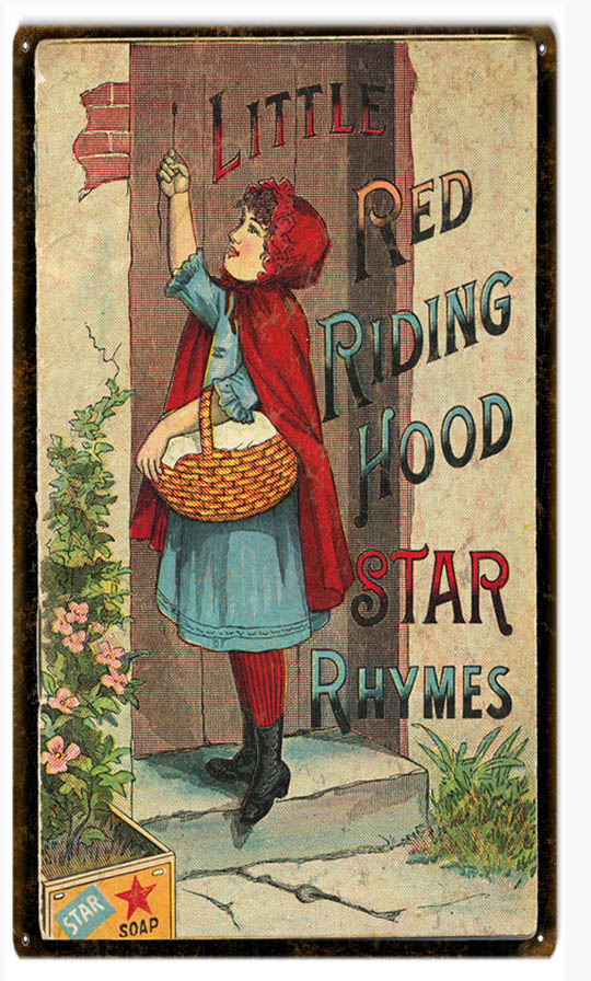 Little Red Riding Hood Star Rhymes Star Soap 8x14
