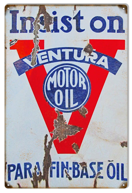 Insist On Ventura Motor Oil 12×18