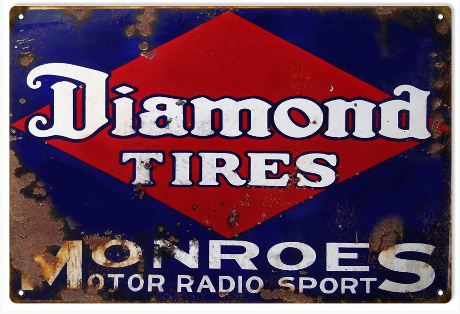 Diamond Tires Monroes Motors Radio Sport 16″x24″